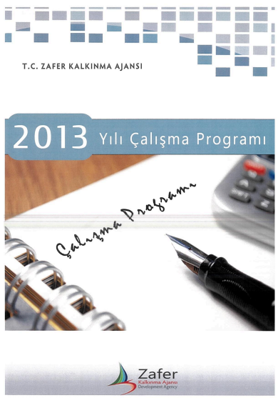 2013 Yılı Çalışma Programı (Revize)