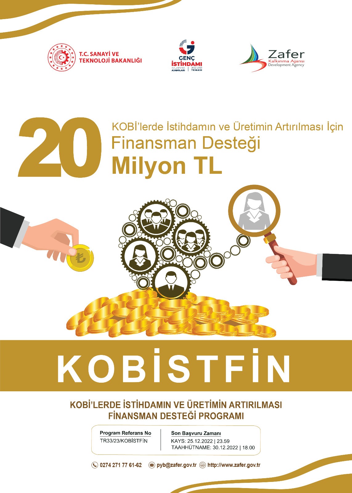 KOBİ'lerde İstihdamın ve Üretimin Artırılması Finansman Desteği Programı (KOBİSTFİN)