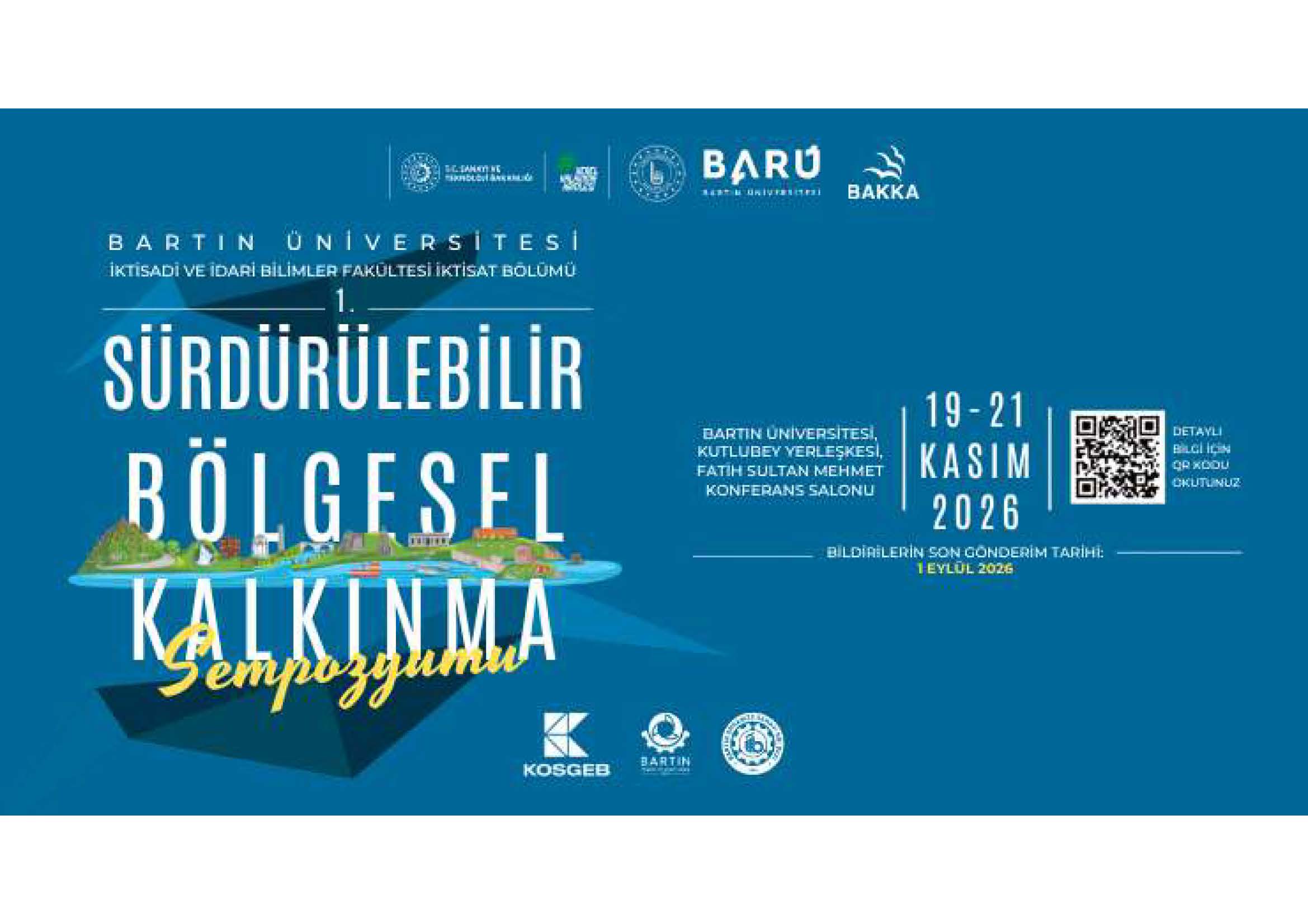 Sürdürülebilir Bölgesel Kalkınma Sempozyumu’na Davet - 1