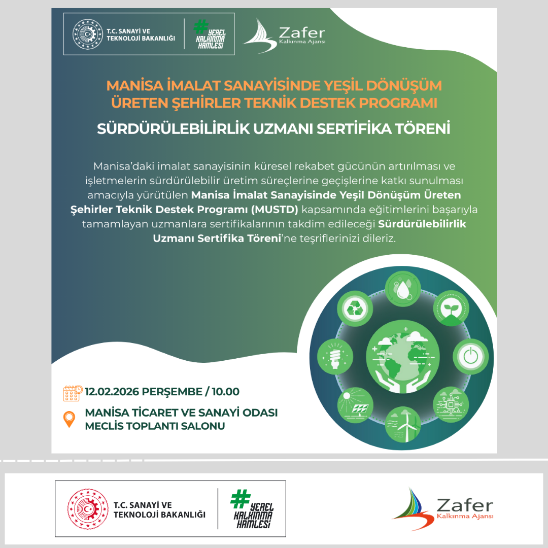 Sürdürülebilirlik Uzmanı Sertifika Töreni