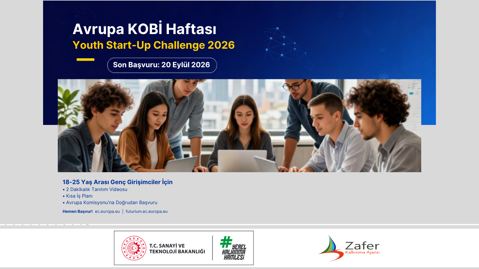 Avrupa KOBİ Haftası Kapsamında "Youth Start-Up Challenge 2026" Başvuruları Başladı - 1