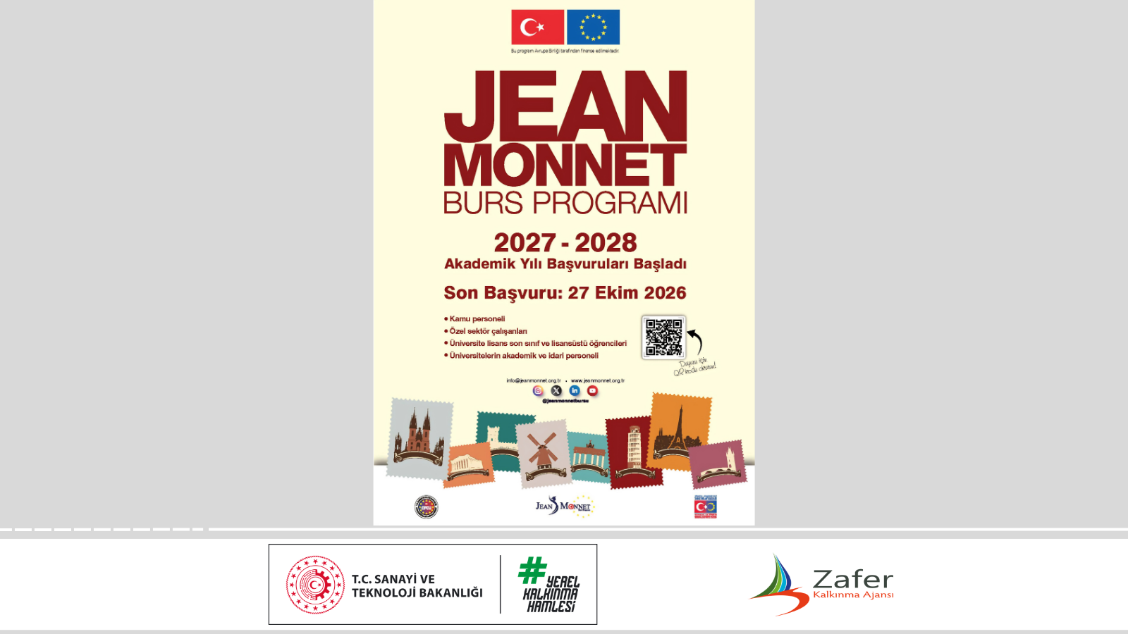 Jean Monnet Burs Programı 2027-2028 Akademik Yılı Başvuruları Başladı - 1
