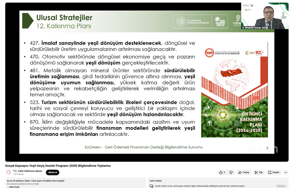 Sosyal Kapsayıcı Yeşil Geçiş Destek Programı Bilgilendirme ve Eğitim Toplantıları Gerçekleştirildi - 2