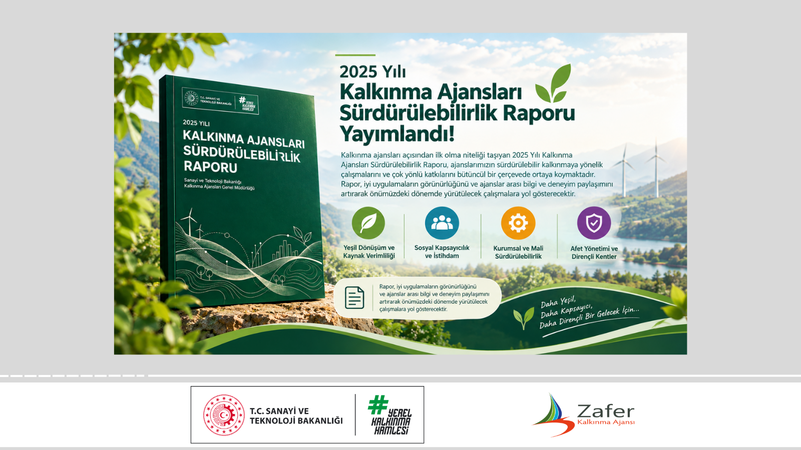 2025 Yılı Kalkınma Ajansları Sürdürülebilirlik Raporu Yayımlandı - 1