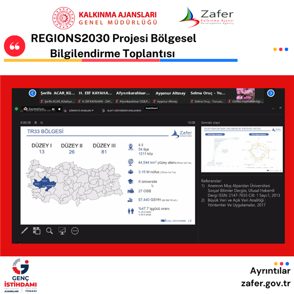 REGIONS2030 Projesi Bölgesel Bilgilendirme Toplantısı Düzenlendi - 4