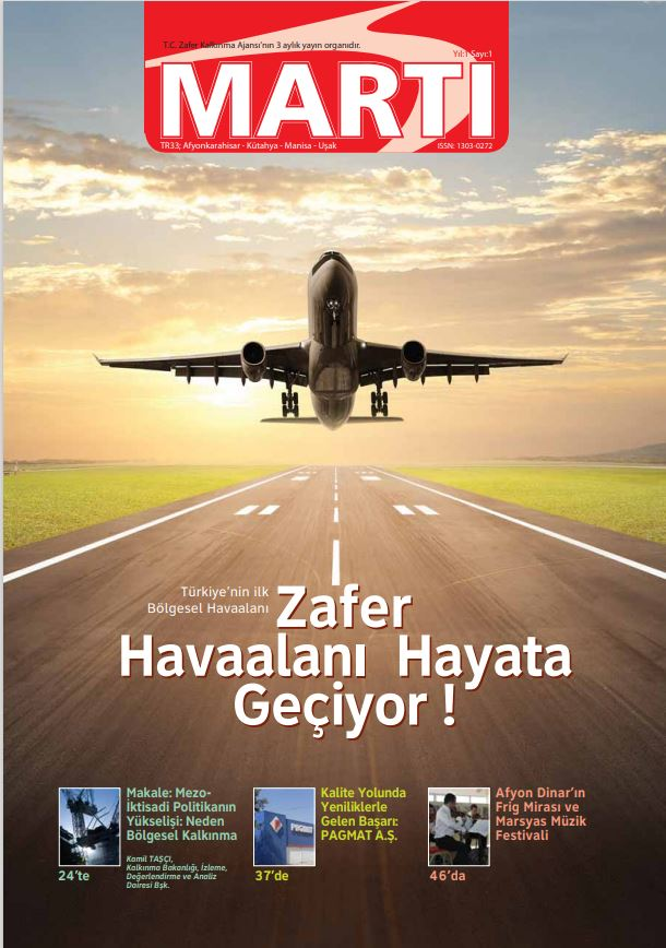 MARTI Dergisi 1. Sayı