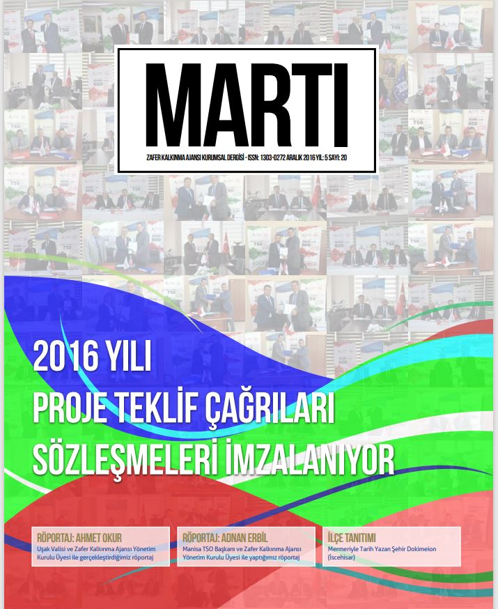 MARTI Dergisi 20. Sayı